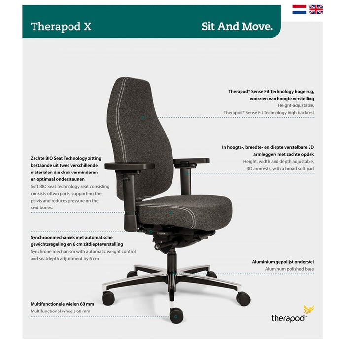 Bureaustoel Therapod X