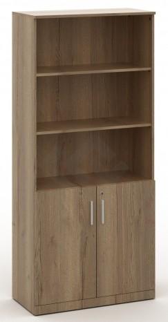 Half open houten kast Manage-It 200x90x42