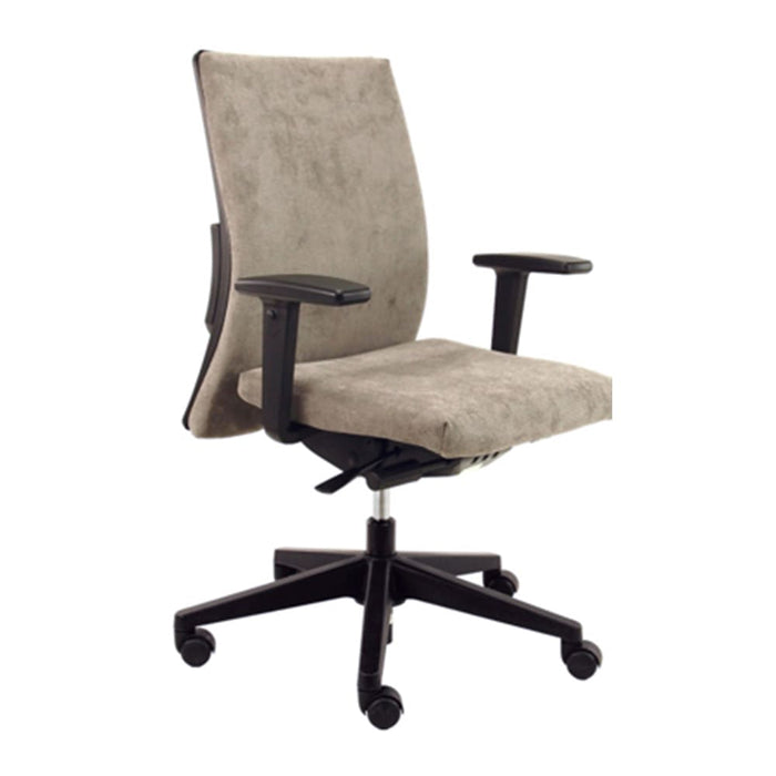 ErgoLuxe Vento – Bureaustoel in Regain Grijs | Italiaans Design & Ergonomisch Comfort (Refurbished)