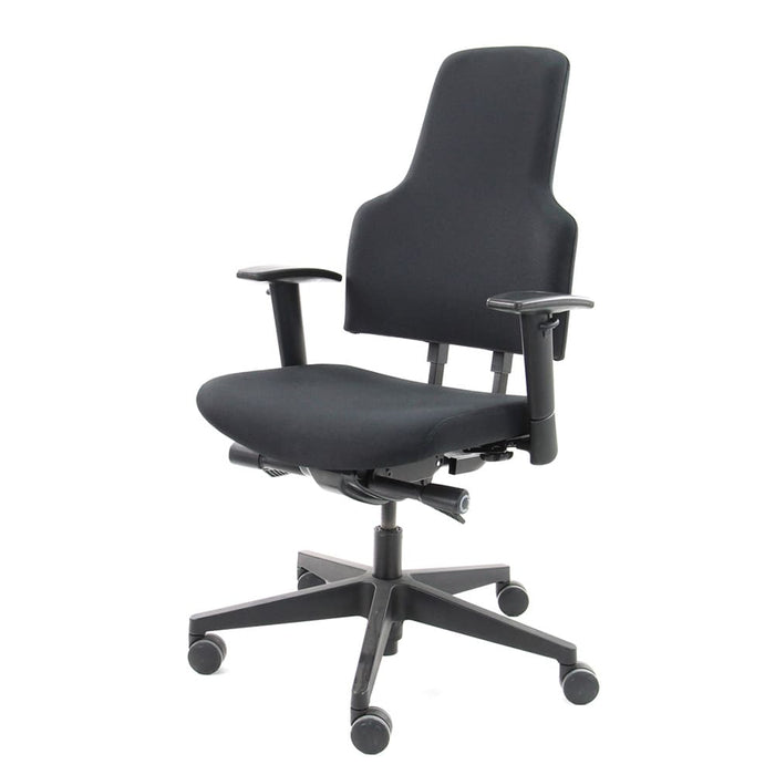 ErgoMotion S3 – Comfortabele Ergonomische Bureaustoel Zwart | Refurbished