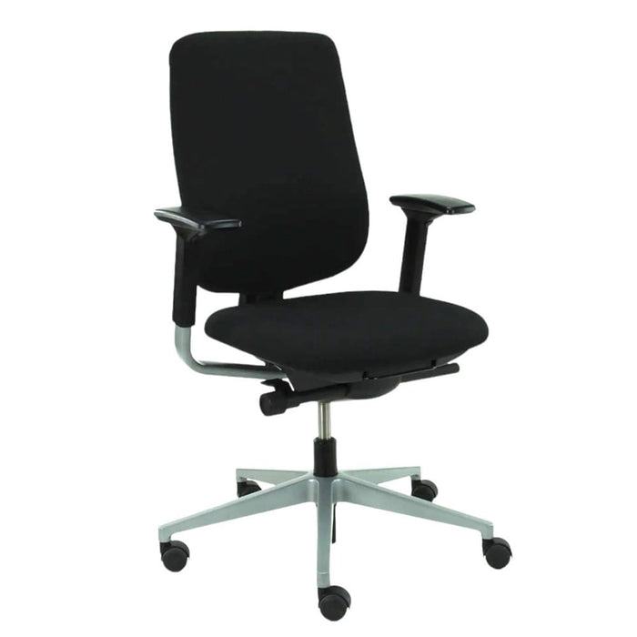 ErgoReply Pro – Refurbished Steelcase Bureaustoel in Mirage Zwart