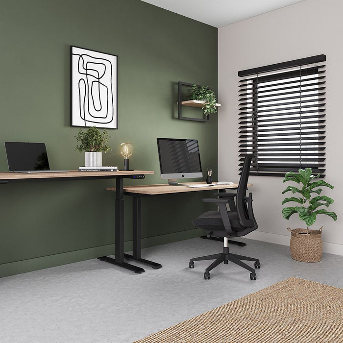 Zit Sta Bureau Solo met Ergonice onderstel