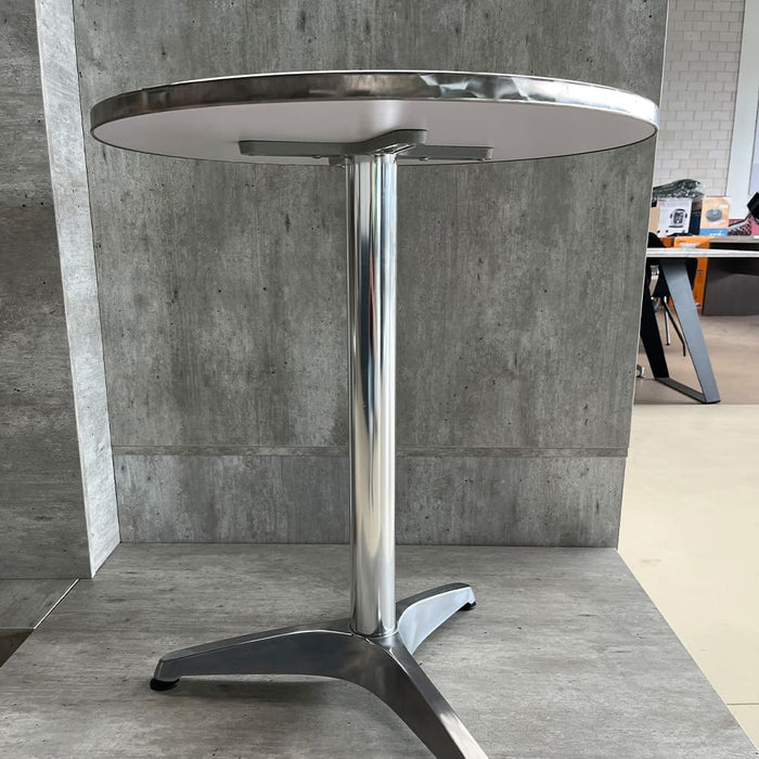 Inox Aluminium Bistro-/Bijzettafels – 60 & 70 cm – Onderhoudsvriendelijk & Tijdloos