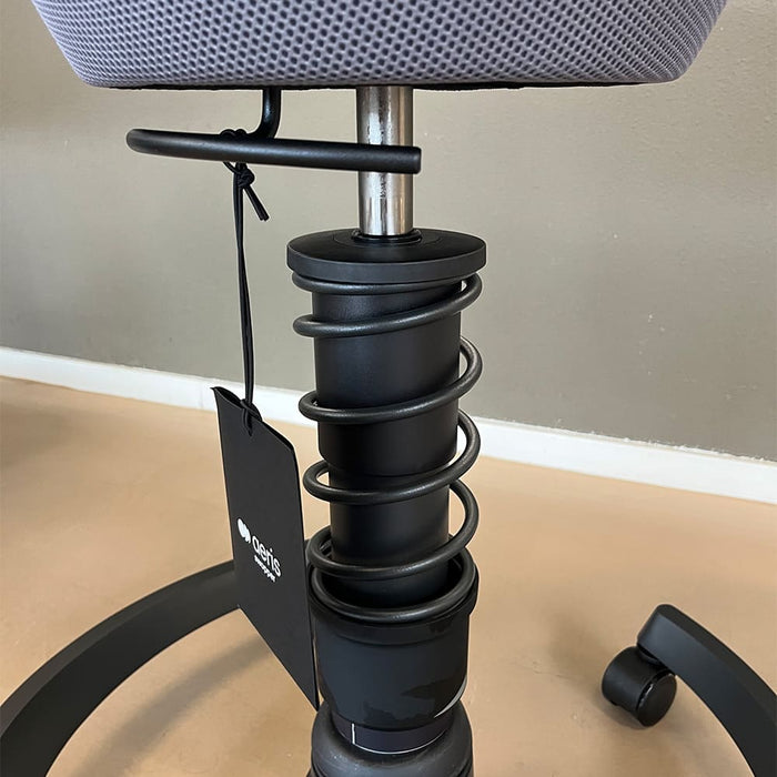 Swopper Ergonomische Kruk – Grijs Zitting / Antraciet Onderstel