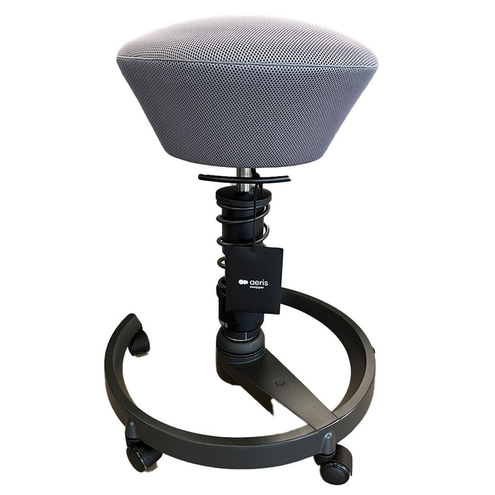 Swopper Ergonomische Kruk – Grijs Zitting / Antraciet Onderstel