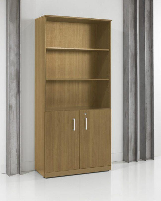 Half open houten kast Manage-It 200x90x42 freeshipping - Tom Kantoor & Projectinrichting