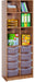 Ergo Tray Klaslokaal rek met 8 hoge kratten freeshipping - Tom Kantoor & Projectinrichting