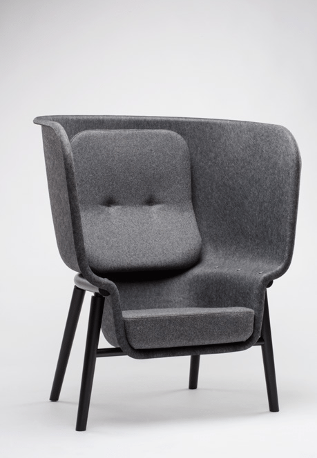 Pod PET Felt Privacy Chair freeshipping - Tom Kantoor & Projectinrichting