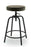 Robuuste middel hoge barkruk Velours freeshipping - Tom Kantoor & Projectinrichting