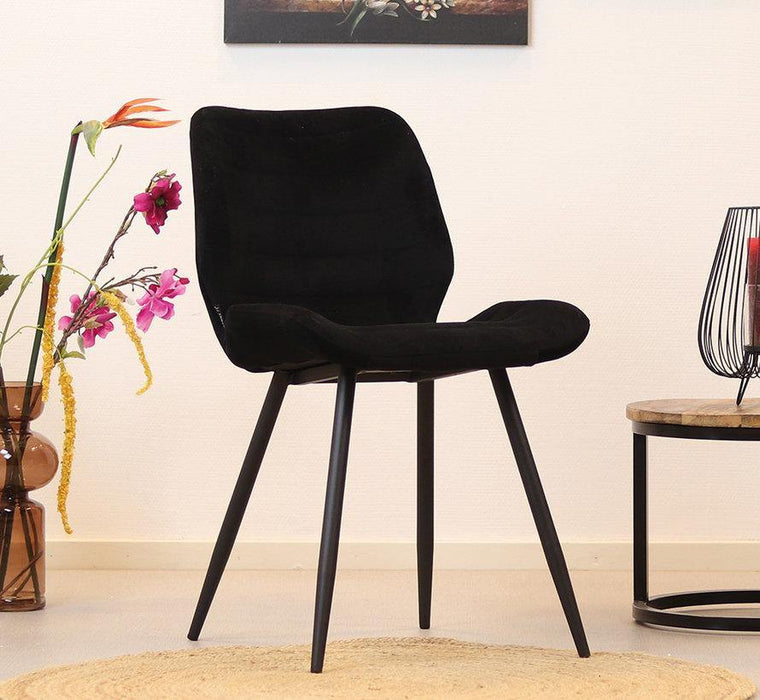 Velvet kantinestoel Toby freeshipping - Tom Kantoor & Projectinrichting