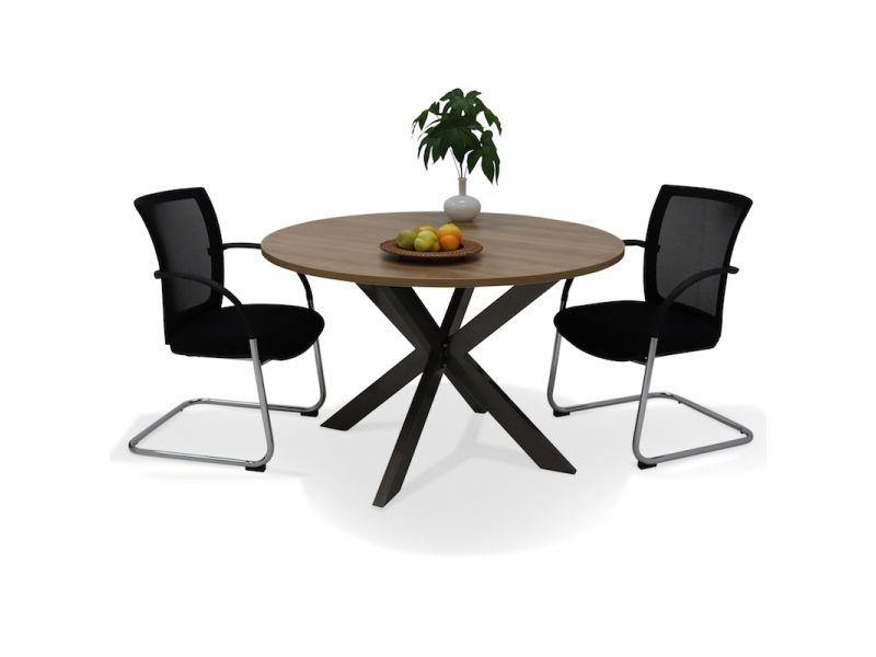 Ronde Tafel met Stervoet 120 cm freeshipping - Tom Kantoor & Projectinrichting